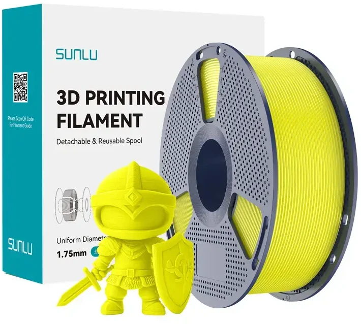 Sunlu PLA+ Filament (Geltona)