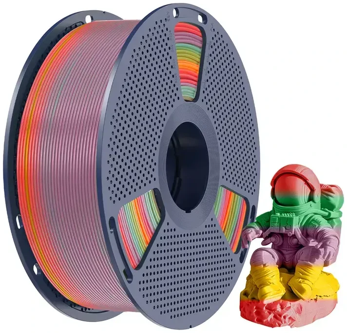 Sunlu PLA Filament (Rainbow) 01
