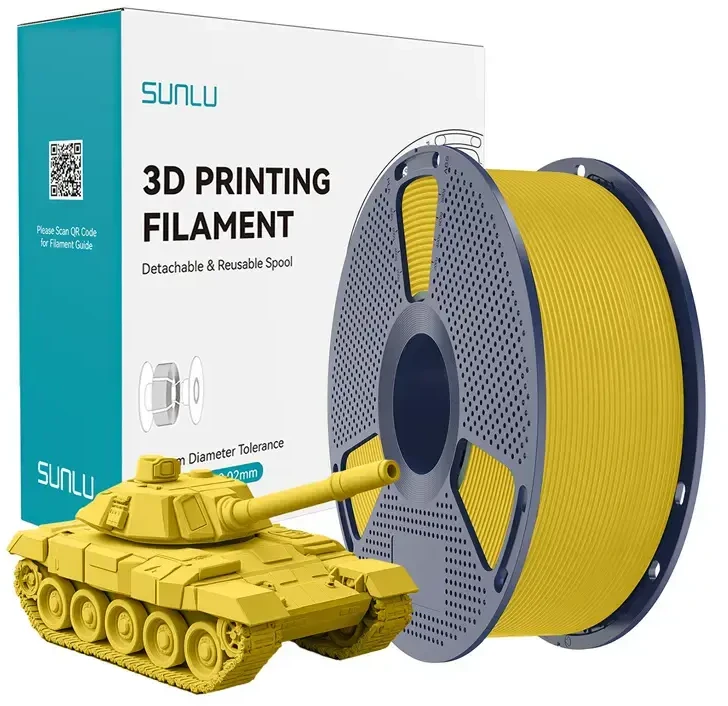 Sunlu PLA+ High-Speed Geltona Filament
