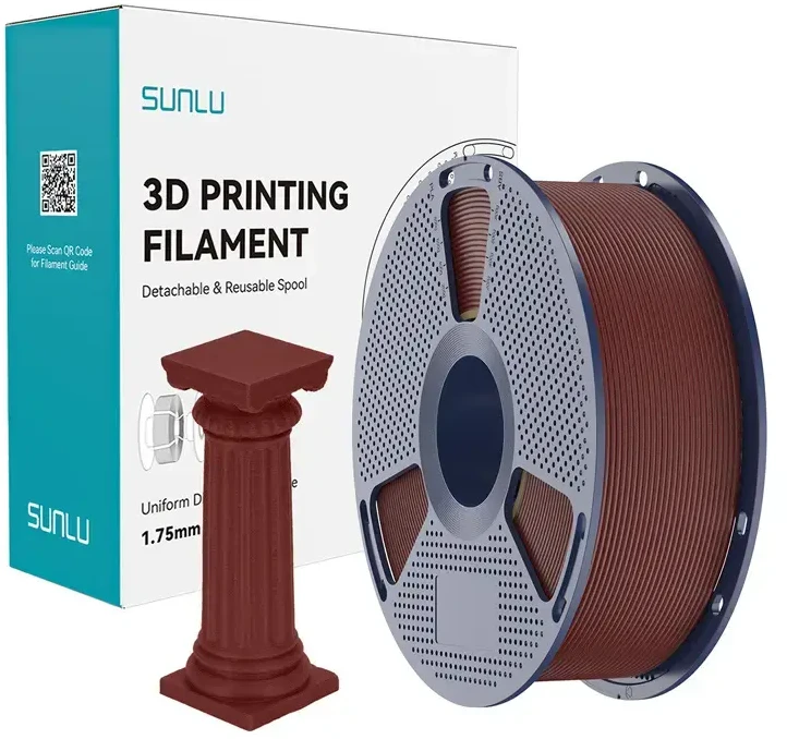 Sunlu PLA High-Speed Marble Filament (brick red)