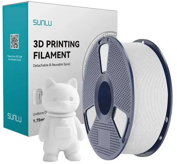Sunlu PLA Matte Filament (Baltas)