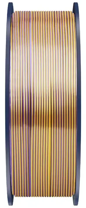 Sunlu PLA+ Silk Tri-Color Filament (Juodas, Gold, and Violetinė)