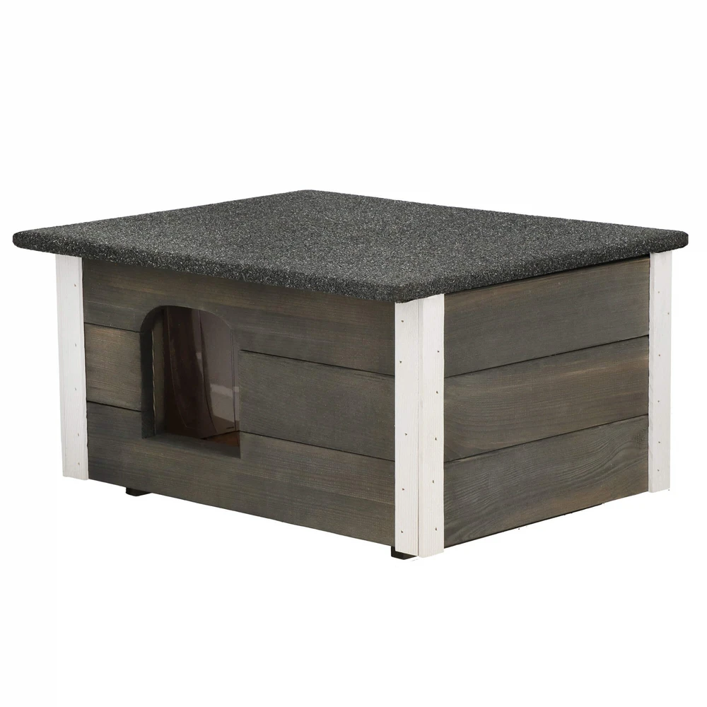 Šunų namelis Springos DH001 pilkas
