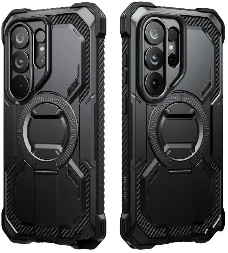 Dėklas SupCase IBLSN ArmorBox Clip Mag MagSafe Samsung Galaxy S26 Ultra juodos spalvos