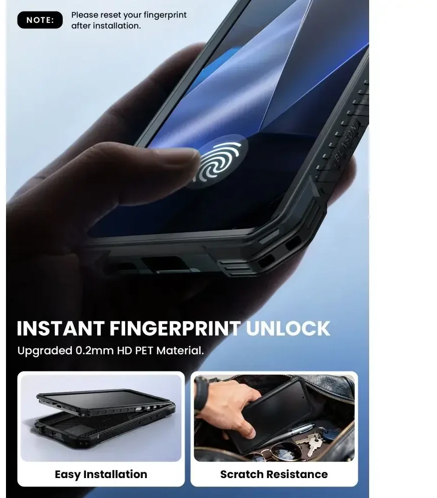 Supcase iBlason ArmorBox Clip Mag telefono dėklas su MagSafe palaikymu Samsung Galaxy S26 Ultra (S948) juodas