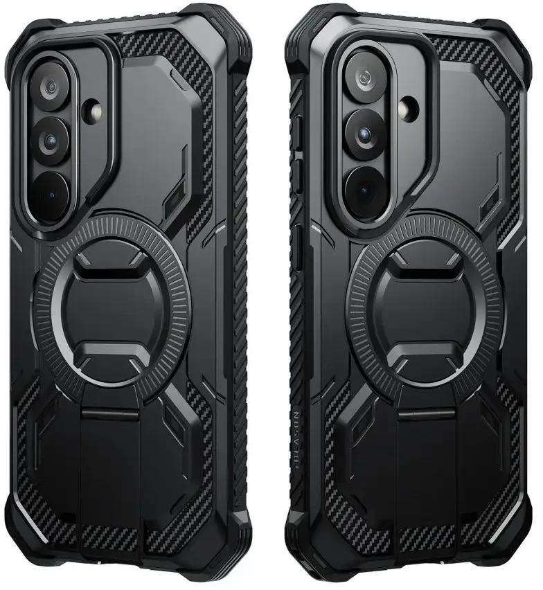 Dėklas SupCase IBLSN ArmorBox Mag MagSafe Samsung Galaxy S26 juodos spalvos