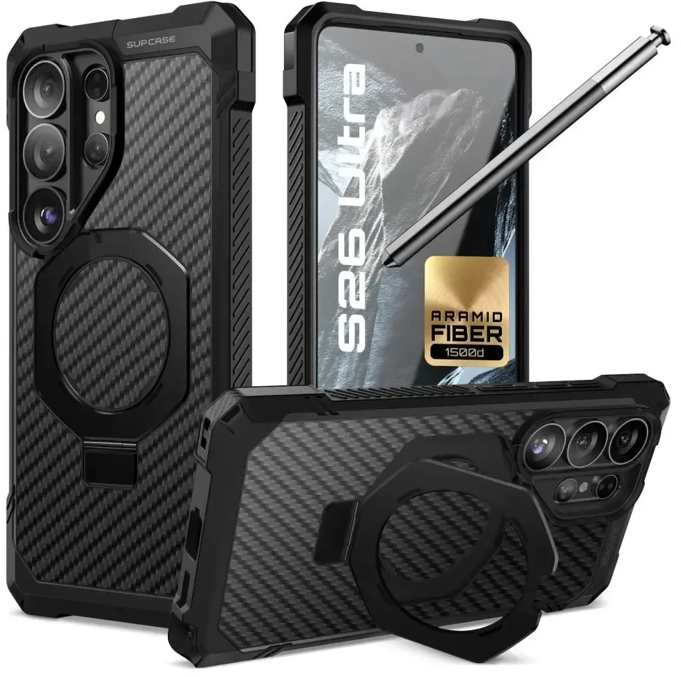 Dėklas SupCase UB GRIP MAG MagSafe Samsung Galaxy S26 Ultra Aramid