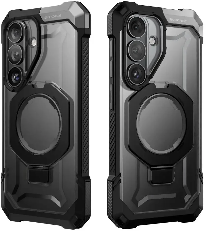 SupCase UB GRIP MAG MagSafe Samsung Galaxy S26 dėklas juodos spalvos