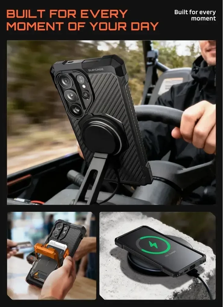 Dėklas SupCase UB GRIP MAG MagSafe Samsung Galaxy S26 Ultra Aramid
