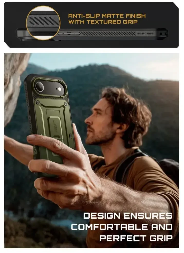 Supcase UB Pro dėklas skirtas iPhone 17 Air – žalios spalvos