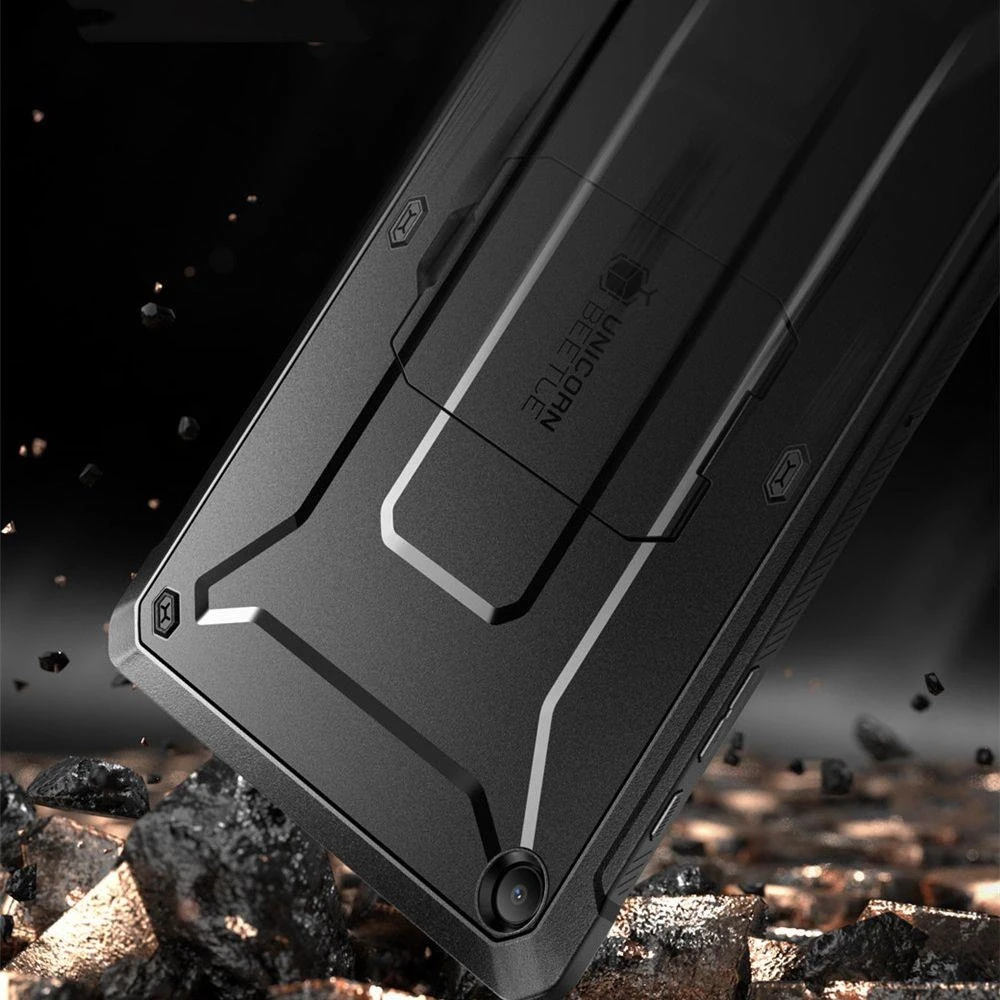 Supcase Unicorn Beetle Pro dėklas skirtas Samsung Galaxy Tab A9+ 11.0 X210 / X215 / X216 – juodos spalvos