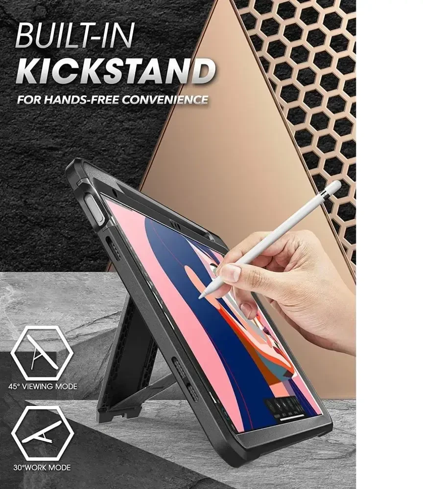Supcase Unicorn Beetle Pro Apple iPad 10.9'' 2022 dėklas – juodos spalvos