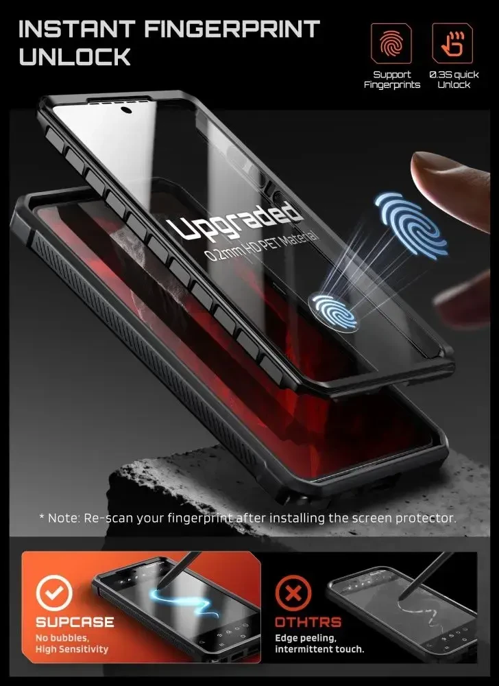 SupCase Unicorn Beetle Pro MAG MagSafe 2-set Samsung Galaxy S26 Ultra dėklas juodos spalvos