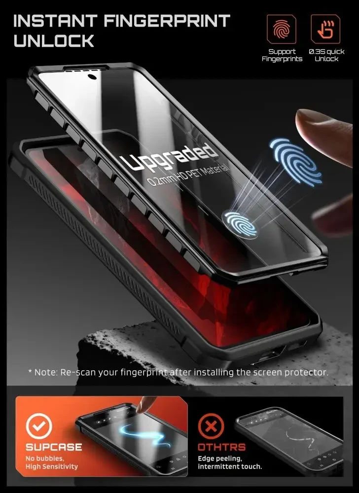 SupCase Unicorn Beetle Pro MAG MagSafe 2-set Samsung Galaxy S26 dėklas juodos spalvos