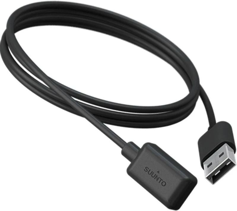 Išmaniojo laikrodžio Suunto magnetinis įkroviklis/ USB laidas, Juodos spalvos
