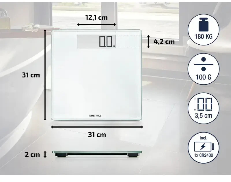 Svarstyklės Soehnle Style Sense Comfort 100