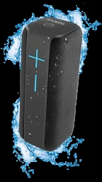 Speaker SVEN PS-205, juodas (12W, Atsparus vandeniui (IPx6), TWS, Bluetooth, FM, USB, Micro SD, 1500mA*h); SV-019761