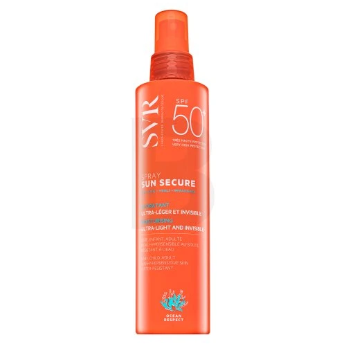 Svr Sun Secure Purškiklis Moisturiser SPF 50+ apsauginis veido ir kūno purškiklis nuo saulės, 200 ml