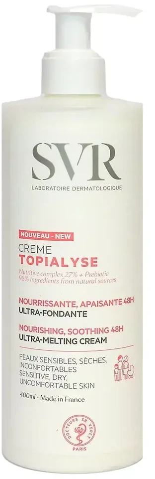 SVR Topialyse Ultra-Melting kremas, 400 ml