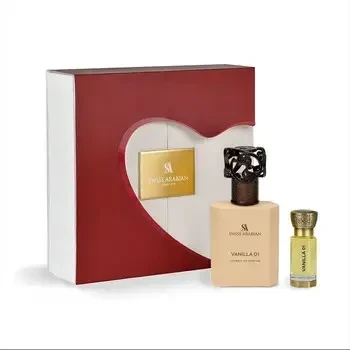 Swiss Arabian Šveicarijos arabiškos vanilės 01 kvepalų ekstraktas 50 ml + kvepalų aliejus 12 ml (moterims)