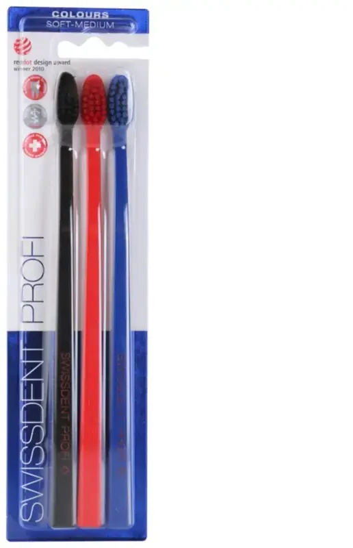 Swissdent Profi Dantų šepetėlis, 3 pc