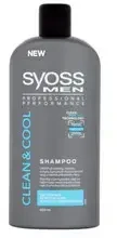 Syoss Men Clean & Cool Šampūnas vyrams, 440 ml