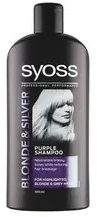 Syoss Skirtas šviesiems plaukams & Sidabrinis Violetinė Šampūnas Šampūnas moterims, 440 ml