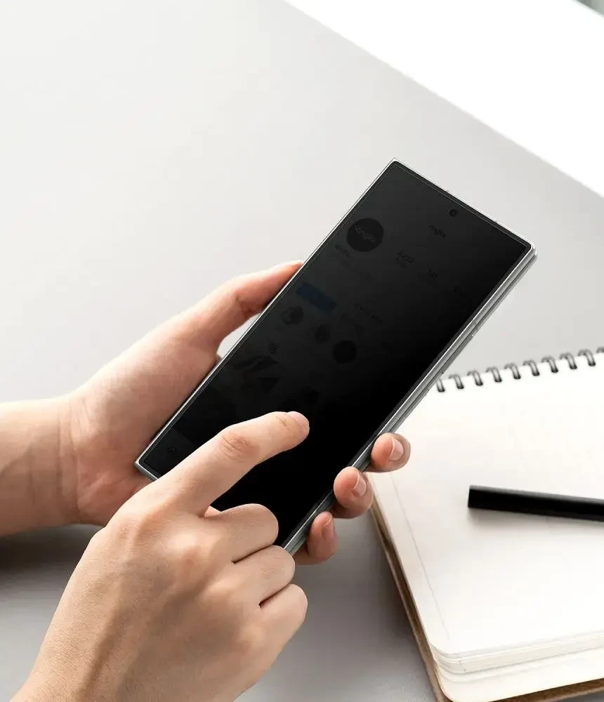 PRIVATUMĄ UŽTIKRINANTIS STIKLAS RINGKE COVER DISPLAY EASY SLIDE 360 2-PACK Samsung Galaxy Z FOLD 8 ULTRA PRIVACY
