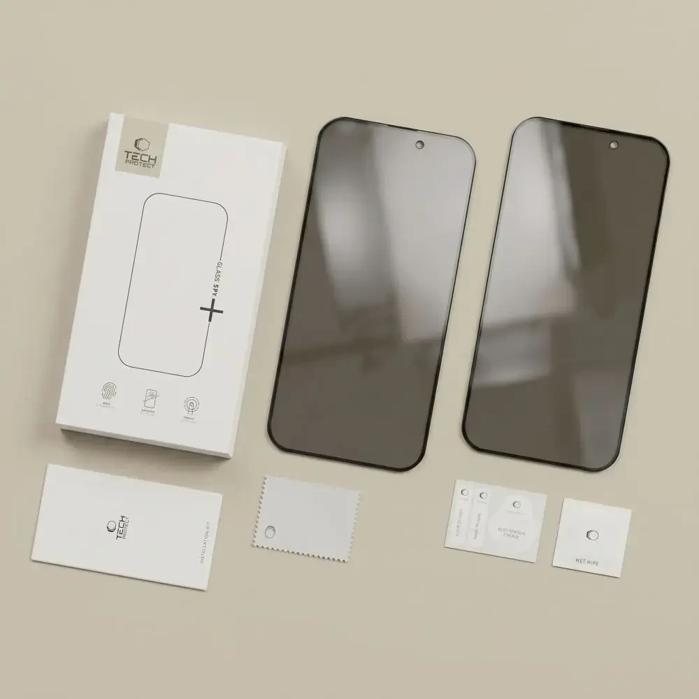 Tech-Protect Glass SPY+ 2 vnt. Privacy Tempered Glass for iPhone 18 Pro Max
