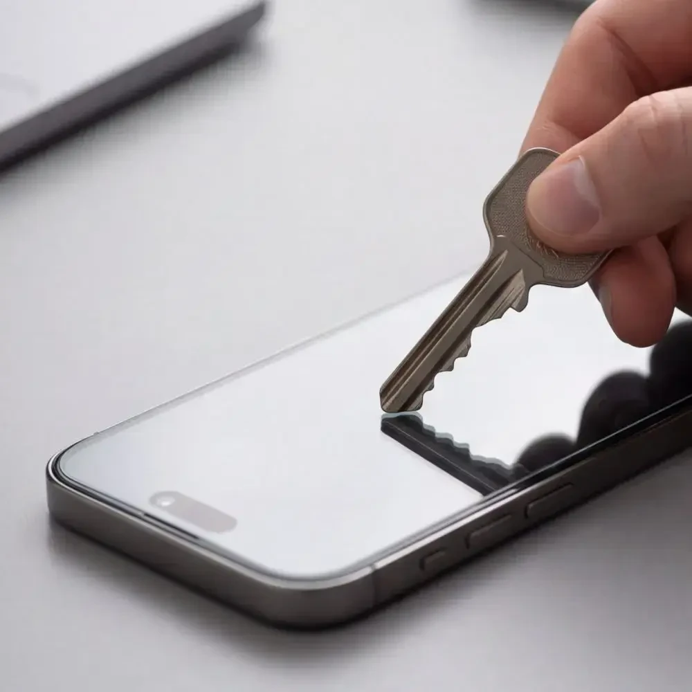 PRIVATUMĄ UŽTIKRINANTIS STIKLAS Tech-Protect ONETOUCH SET SPY+ 2-PACK iPhone 18 PRO MAX PRIVACY