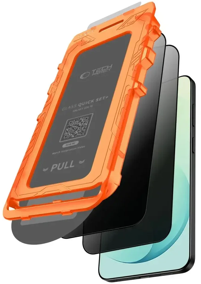 TECH-PROTECT QUICK SET SPY+ privatumą užtikrinantis stiklas 2 vnt. GALAXY S26 FE