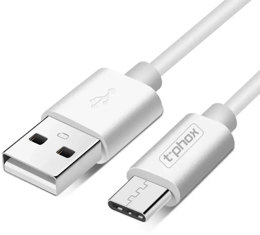 T-PHOX LAIDAS EXCEED USB-C Baltas 1M