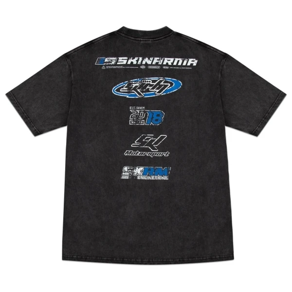 T-shirt Skinarma Asphalt L juodos spalvos