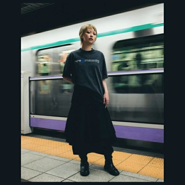 T-shirt Skinarma Asphalt XL juodos spalvos