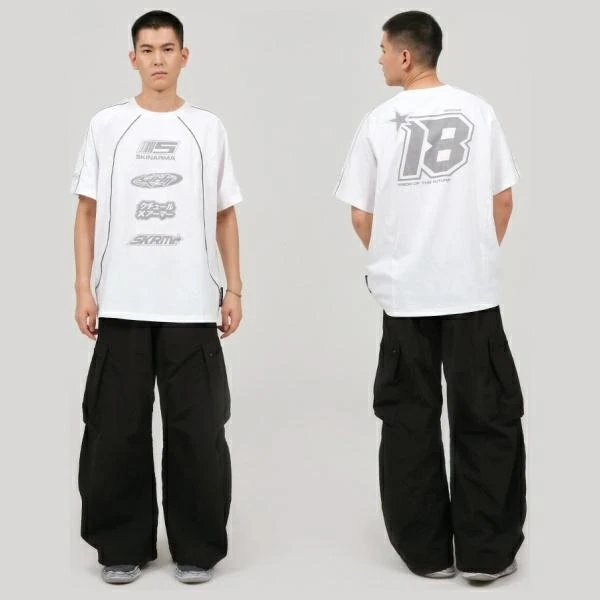 T-shirt Skinarma Delta M baltos spalvos