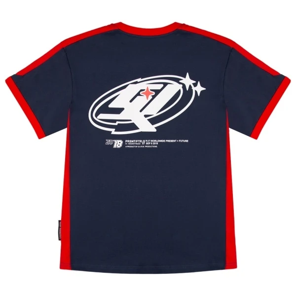 T-shirt Skinarma Halo L mėlynos spalvos