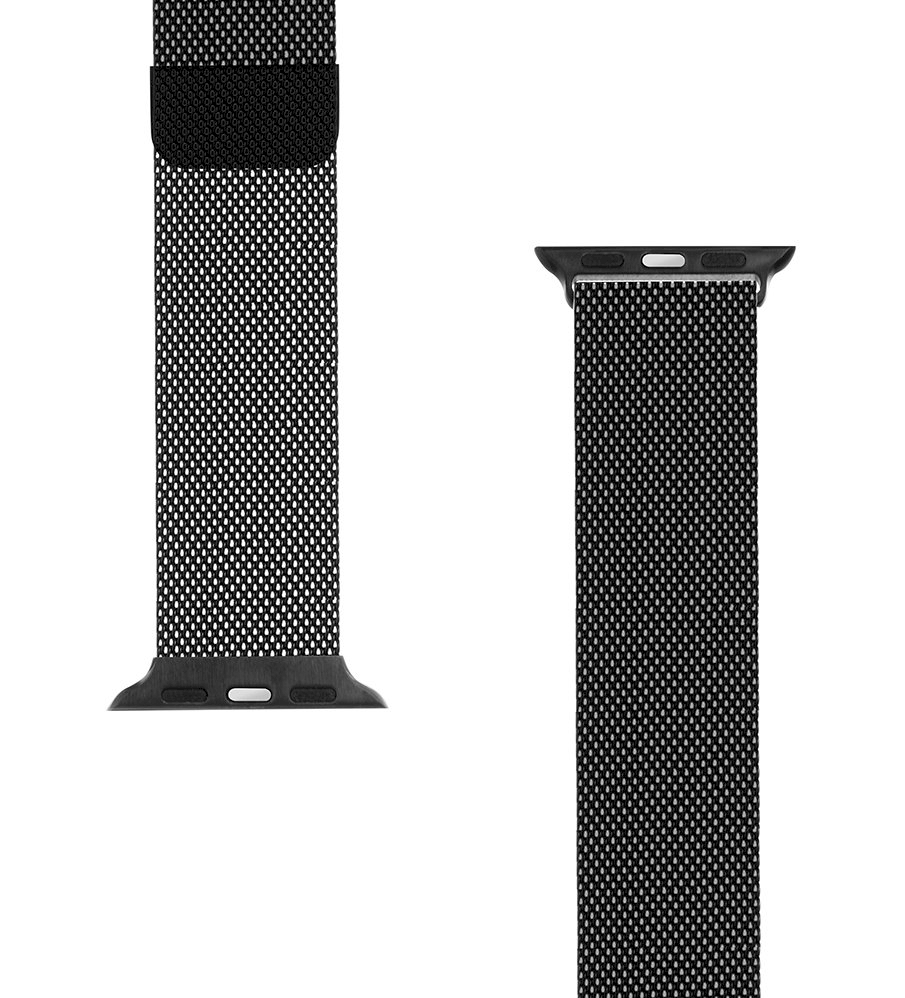 Tactical 333 Loop Magnetic Stainless Steel apyrankė skirta Apple Watch 1/2/3/4/5/6/7/8/9/SE 38/40/41mm juodos spalvos