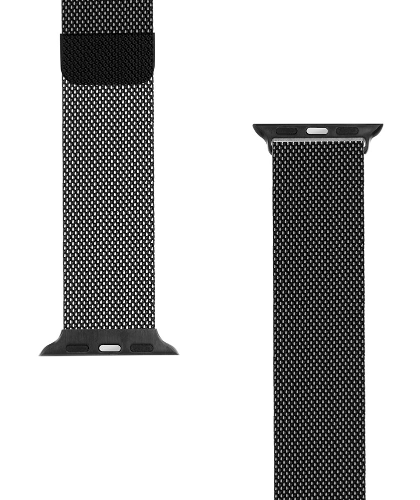 Tactical 333 Loop Magnetic Stainless Steel apyrankė skirta Apple Watch 1/2/3/4/5/6/7/8/9/SE 38/40/41mm juodos spalvos
