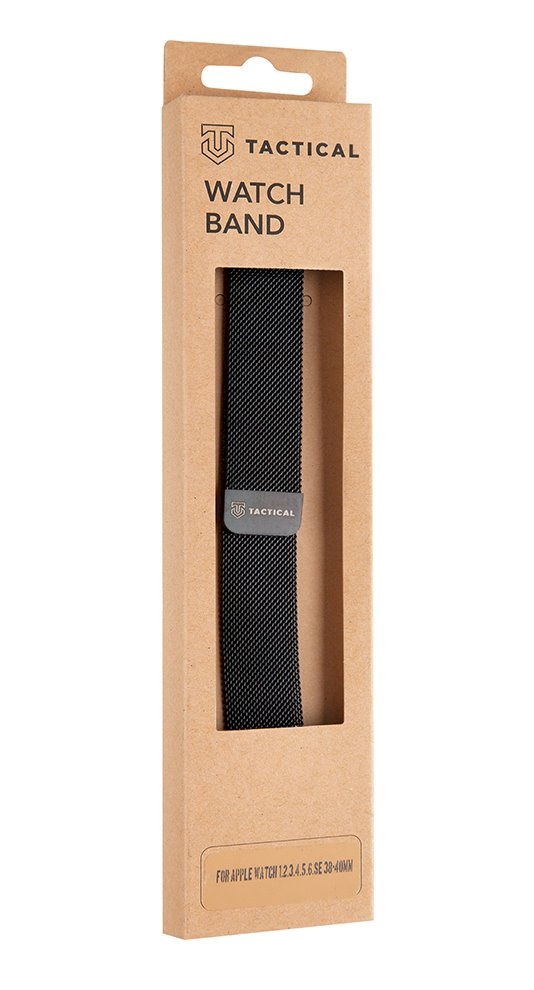 Tactical 333 Loop Magnetic Stainless Steel apyrankė skirta Apple Watch 1/2/3/4/5/6/7/8/9/SE 38/40/41mm juodos spalvos