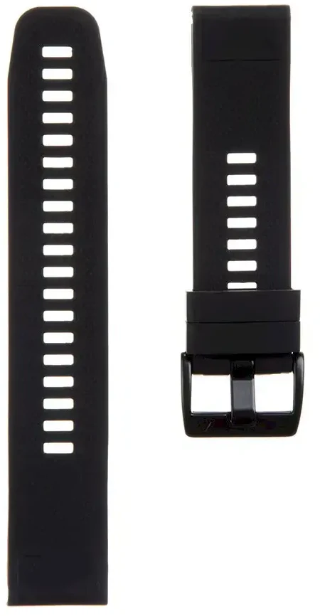 Tactical 426 silikoninė apyrankė skirta Garmin Fenix 5/6/7 QuickFit 22mm juodos spalvos