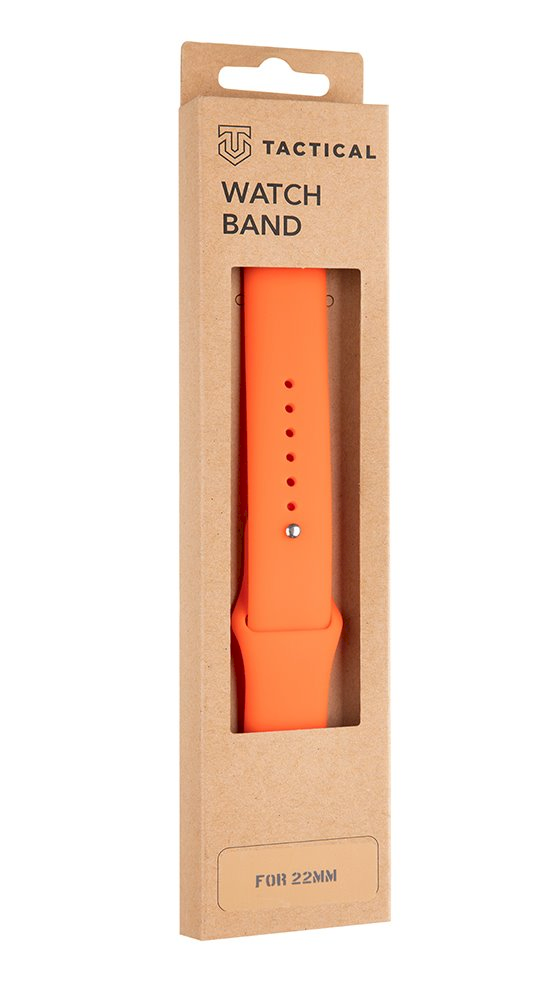 Išmaniojo laikrodžio Xiaomi Mi silikoninis dirželis, Oranžinės spalvos, 22mm
