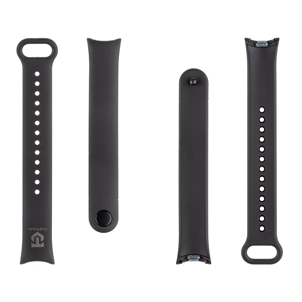 Tactical 846 silikoninė apyrankė skirta Xiaomi Smart Band 8 juodos spalvos
