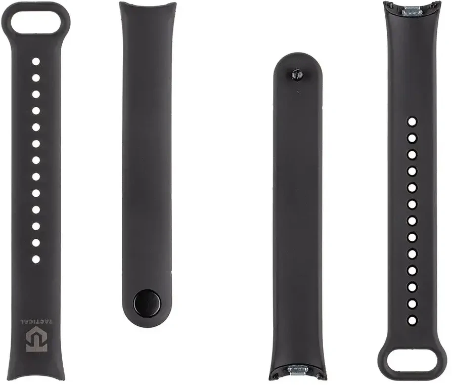 „Tactical 846“ silikoninė apyrankė, skirta „Xiaomi Smart Band 8“, juoda