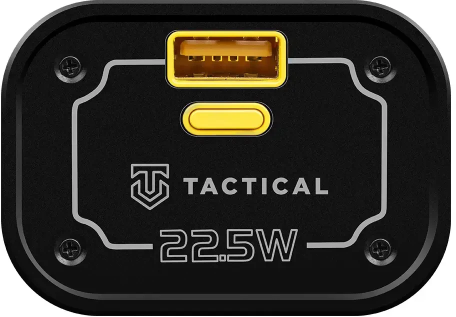 Tactical C4 Explosive 19200mAh powerbank – didelės talpos, greito įkrovimo išorinis akumuliatorius juodos geltonos