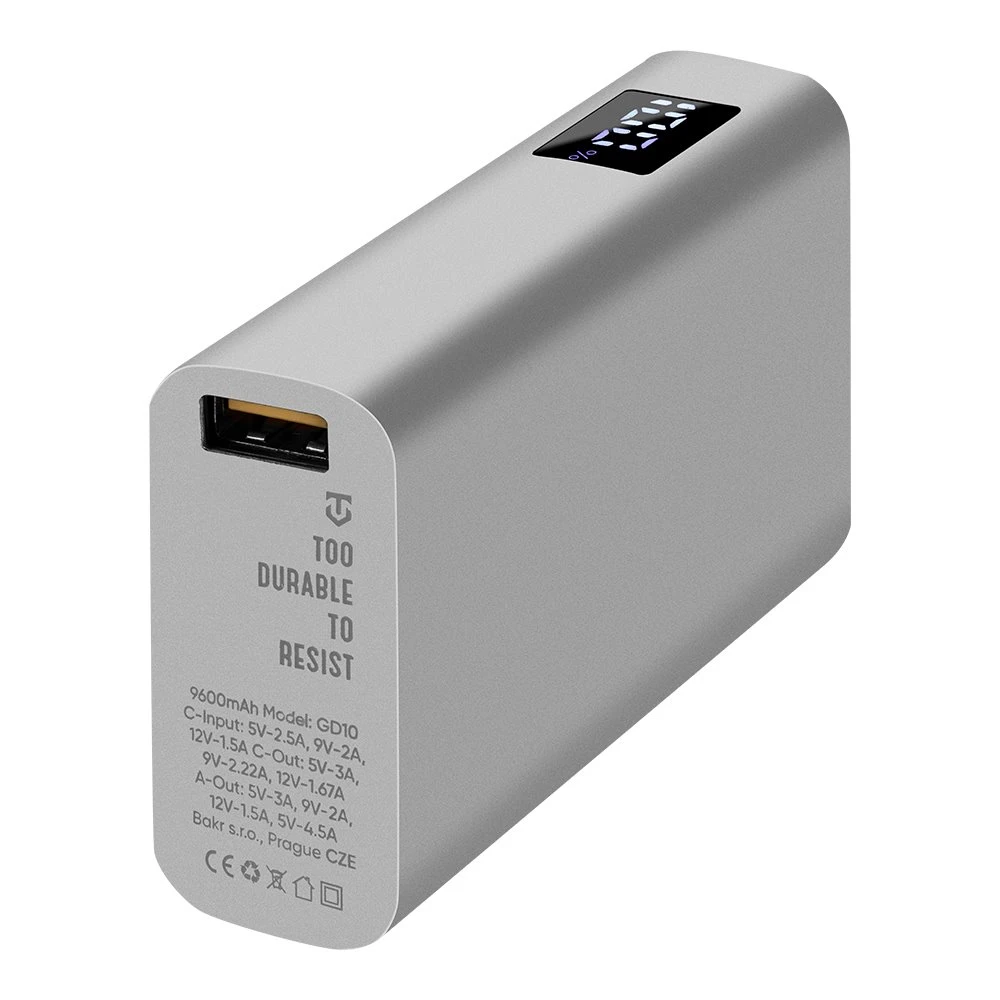 Tactical EDC Brick 9600mAh Raw PoweBank – atsarginis maitinimo šaltinis su sparčiu įkrovimu