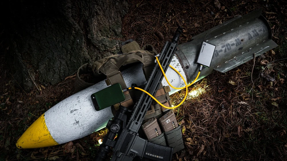 Tactical Fat Man 2.0 kabelis USB-A/USB-C 1m geltonos spalvos