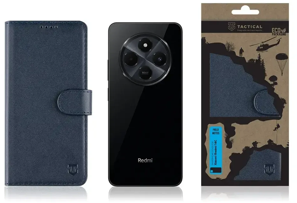 Dėklas Tactical Taktinės pastabos apie „Xiaomi Redmi 14C Mėlyna“