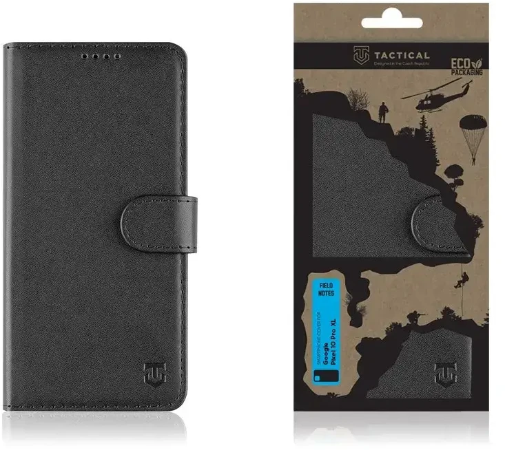 Dėklas Tactical Field Notes skirtas Google Pixel 10 Pro XL juodos spalvos