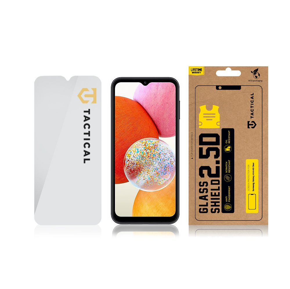 Tactical Apsauginis stiklas Samsung Galaxy A14 4G Glass Shield 0.33mm Clear