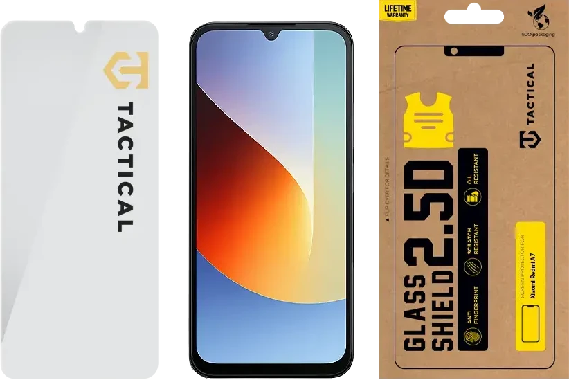 Tactical Taktinis 2.5D stiklo skydas, skirtas „Xiaomi Redmi A7 Clear“
